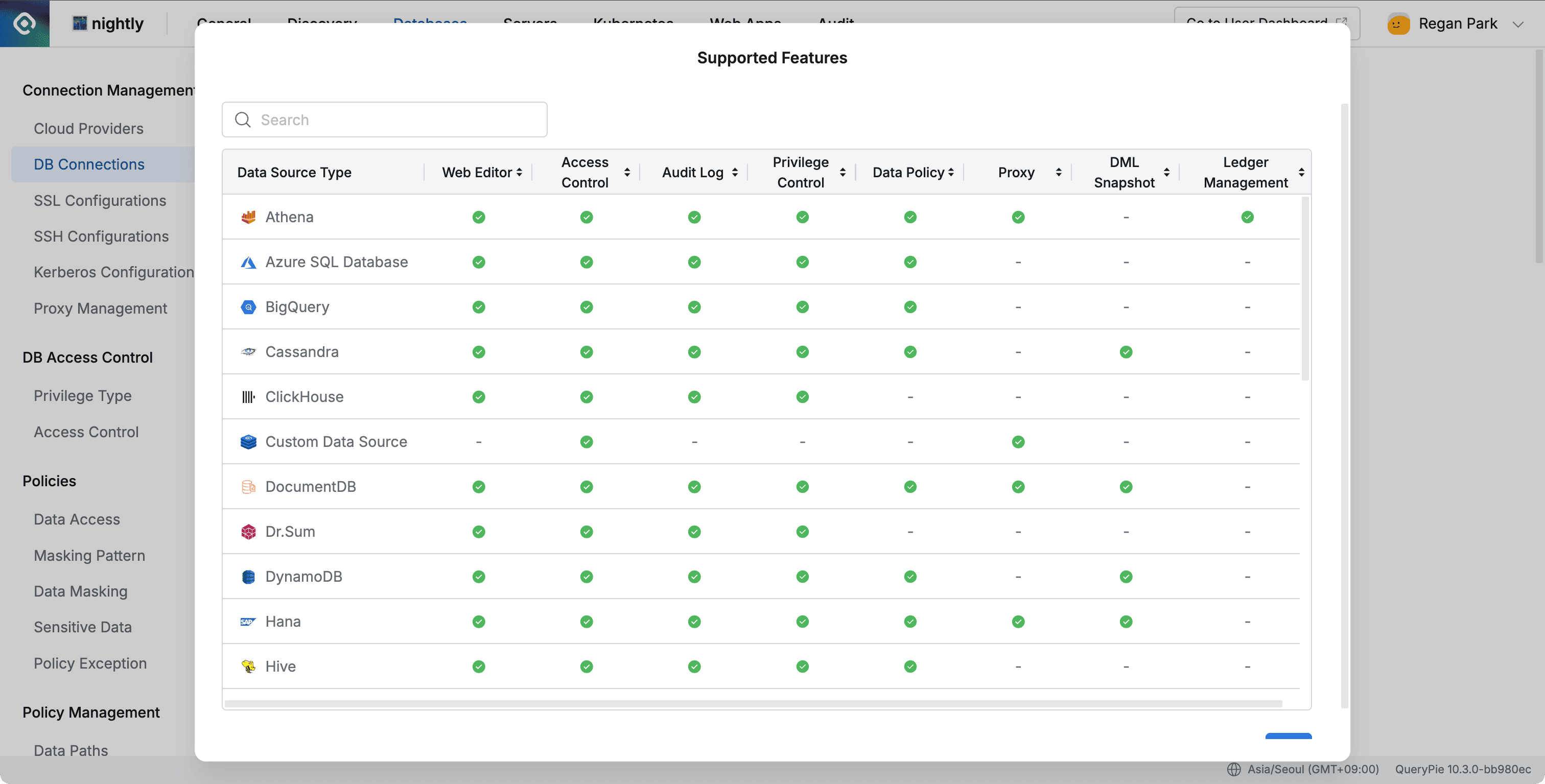 Administrator> Databases> Connection Management> DB Connections> Create Connection> Click here