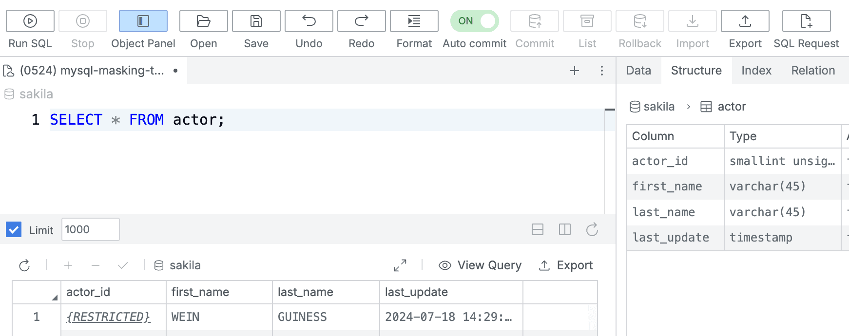 QueryPie Web > Database Access Control > SQL Editor > Toolbar