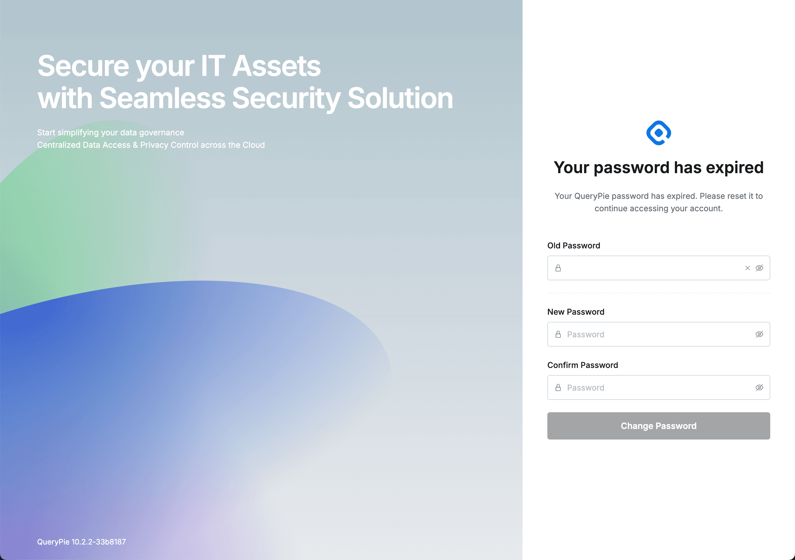 Password Reset Screen