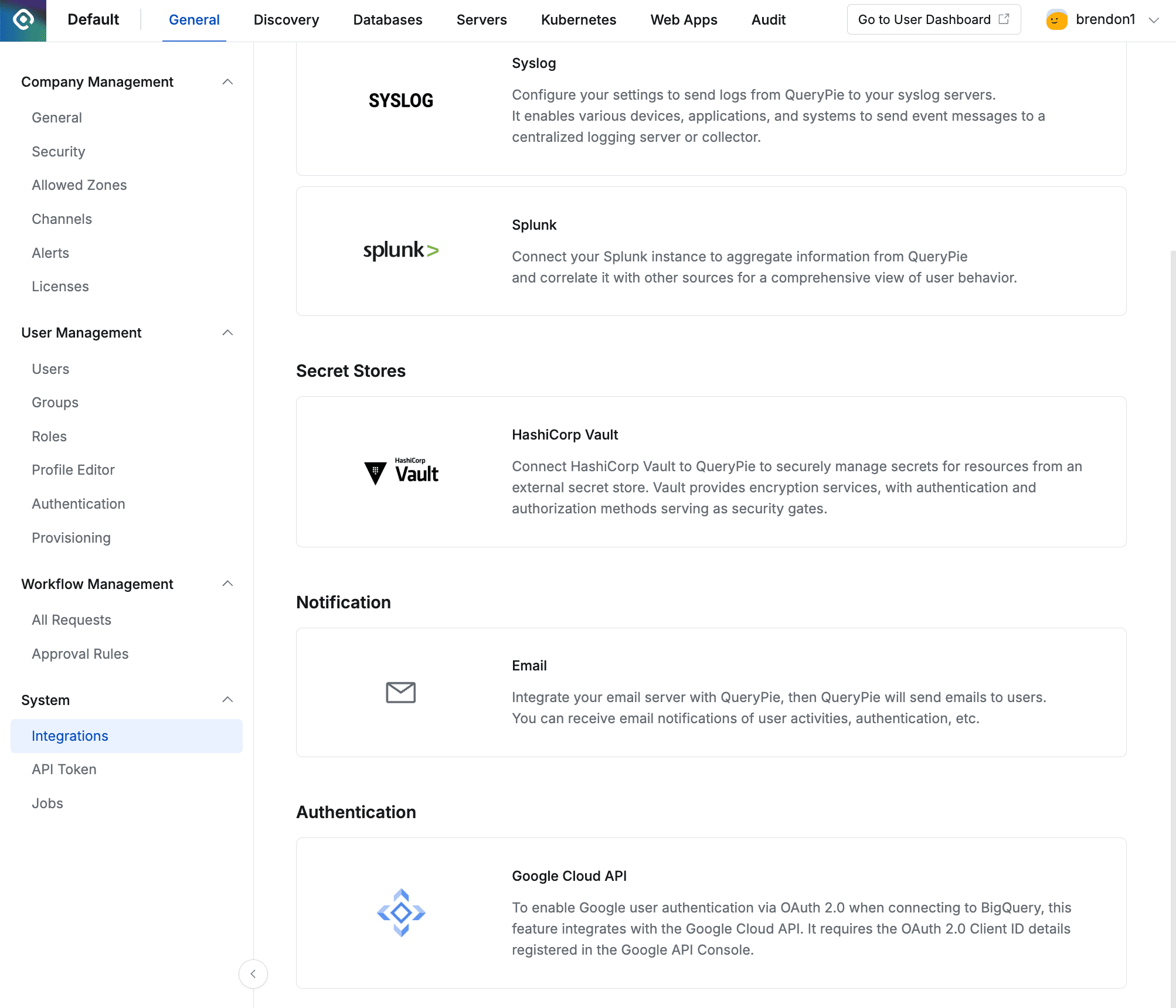 Google Cloud API Integration for using OAuth 2.0 authentication