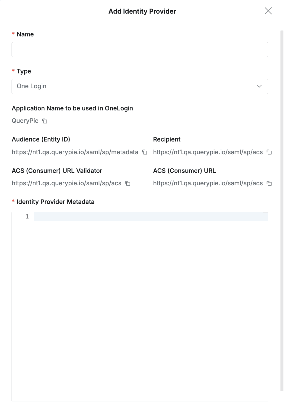 One Login details (1)