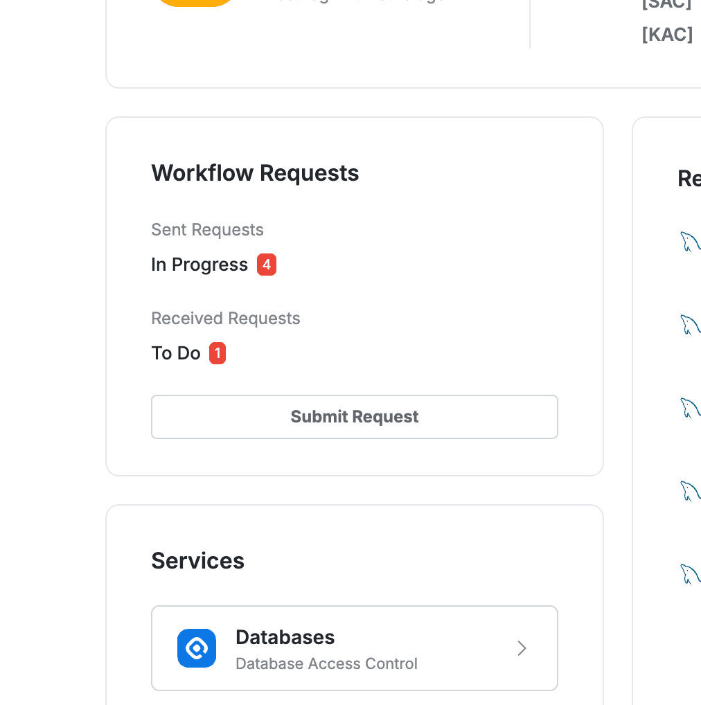 My Dashboard > Workflow Requests