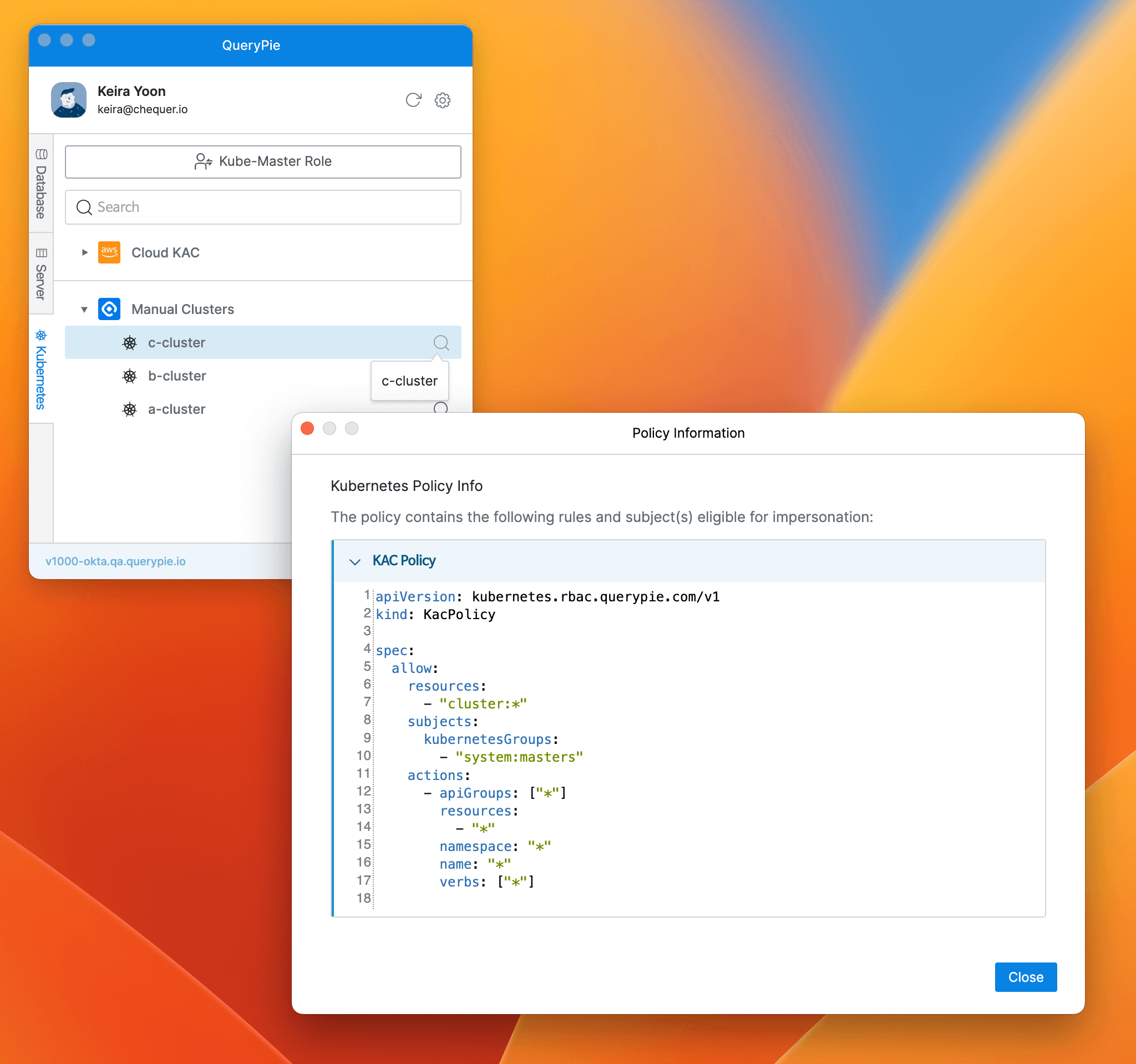 Agent > Policy Information