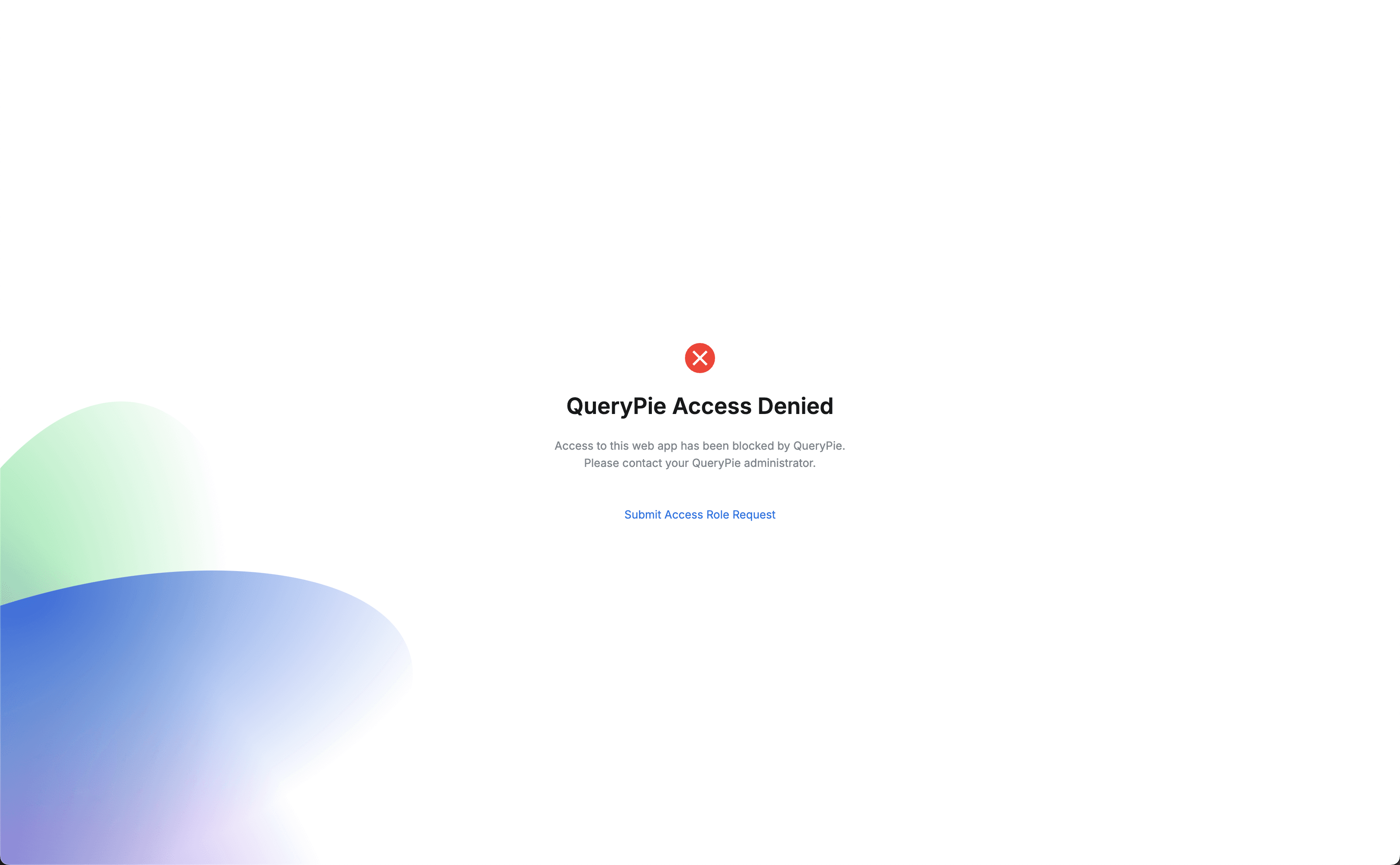 QueryPie Access Denied