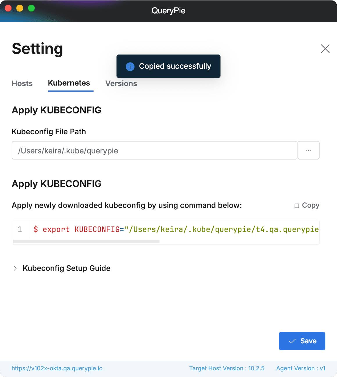 Multi-Agent > Setting > Kubernetes