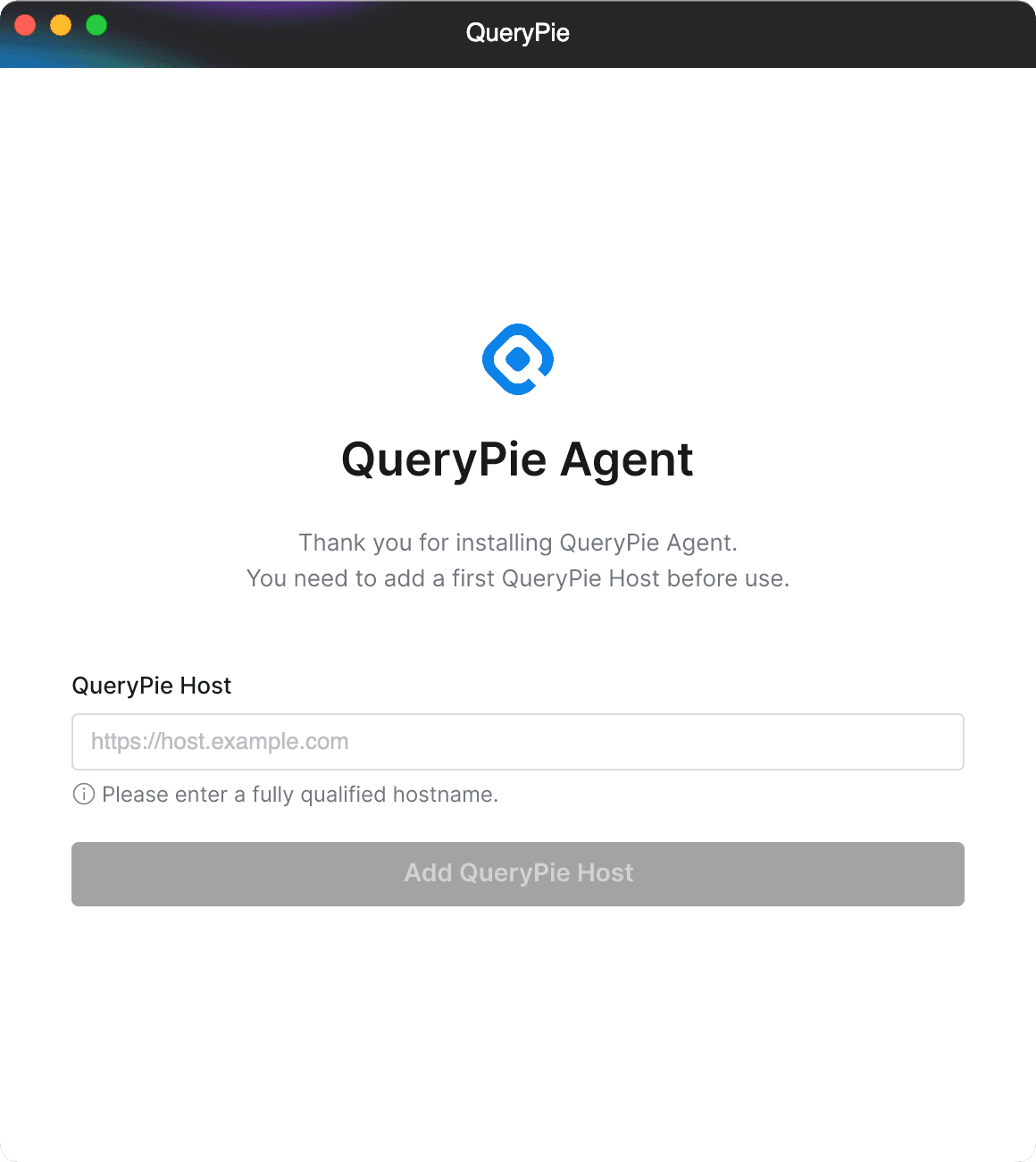 Multi-Agent > Host Setting