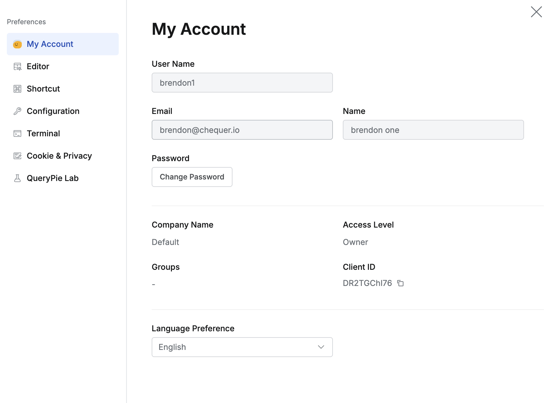 Preferences with delegated approval disabled