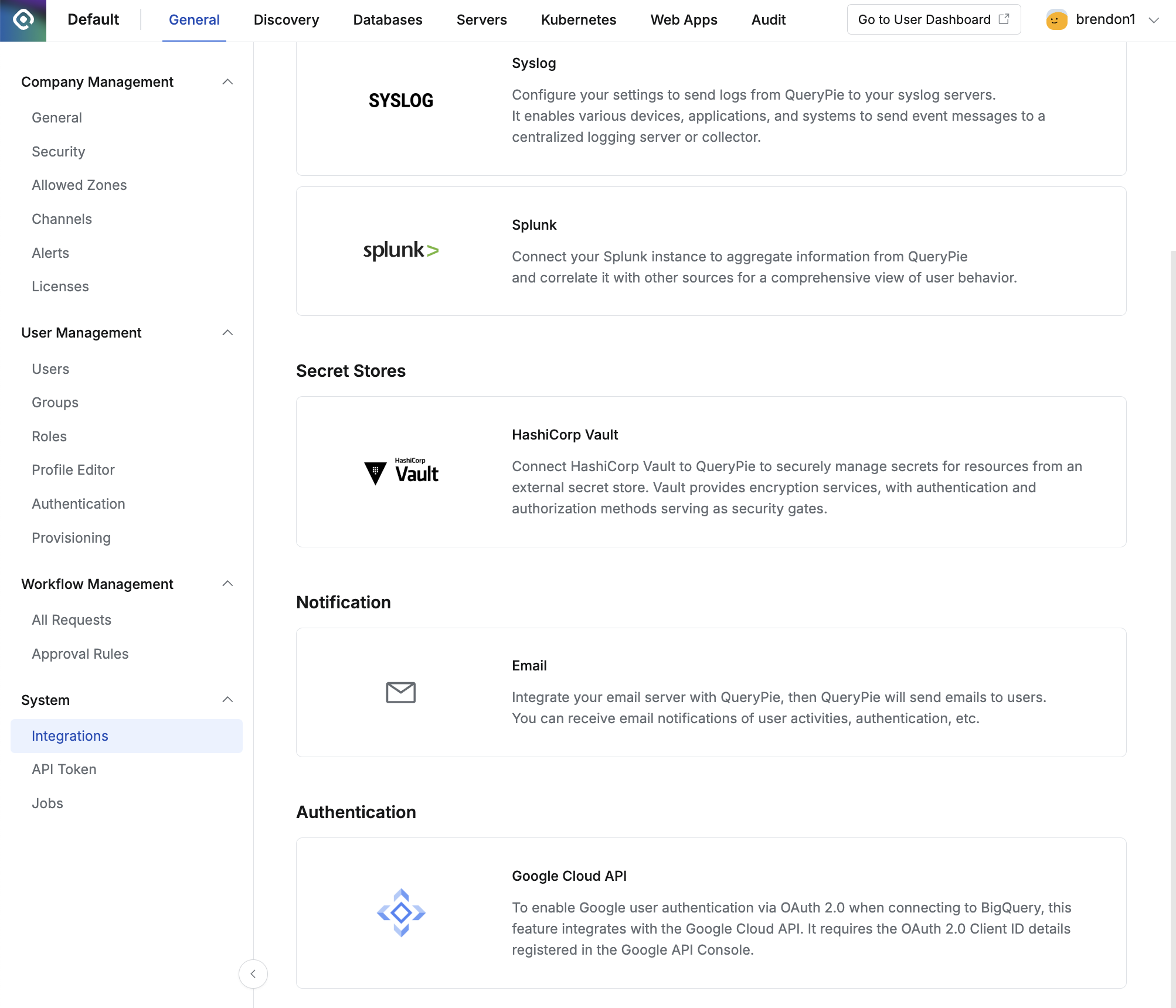 Google Cloud API Integration for using OAuth 2.0 authentication