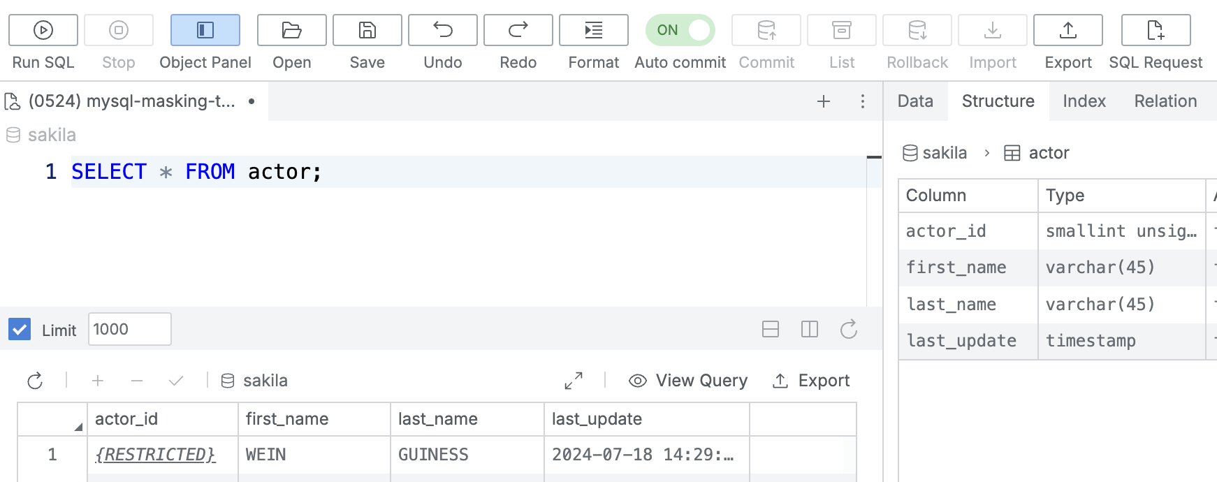 QueryPie Web > Database Access Control > SQL Editor > Toolbar