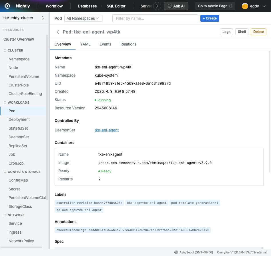 *QueryPie Web > Web Client > Resource Detail > Overview*