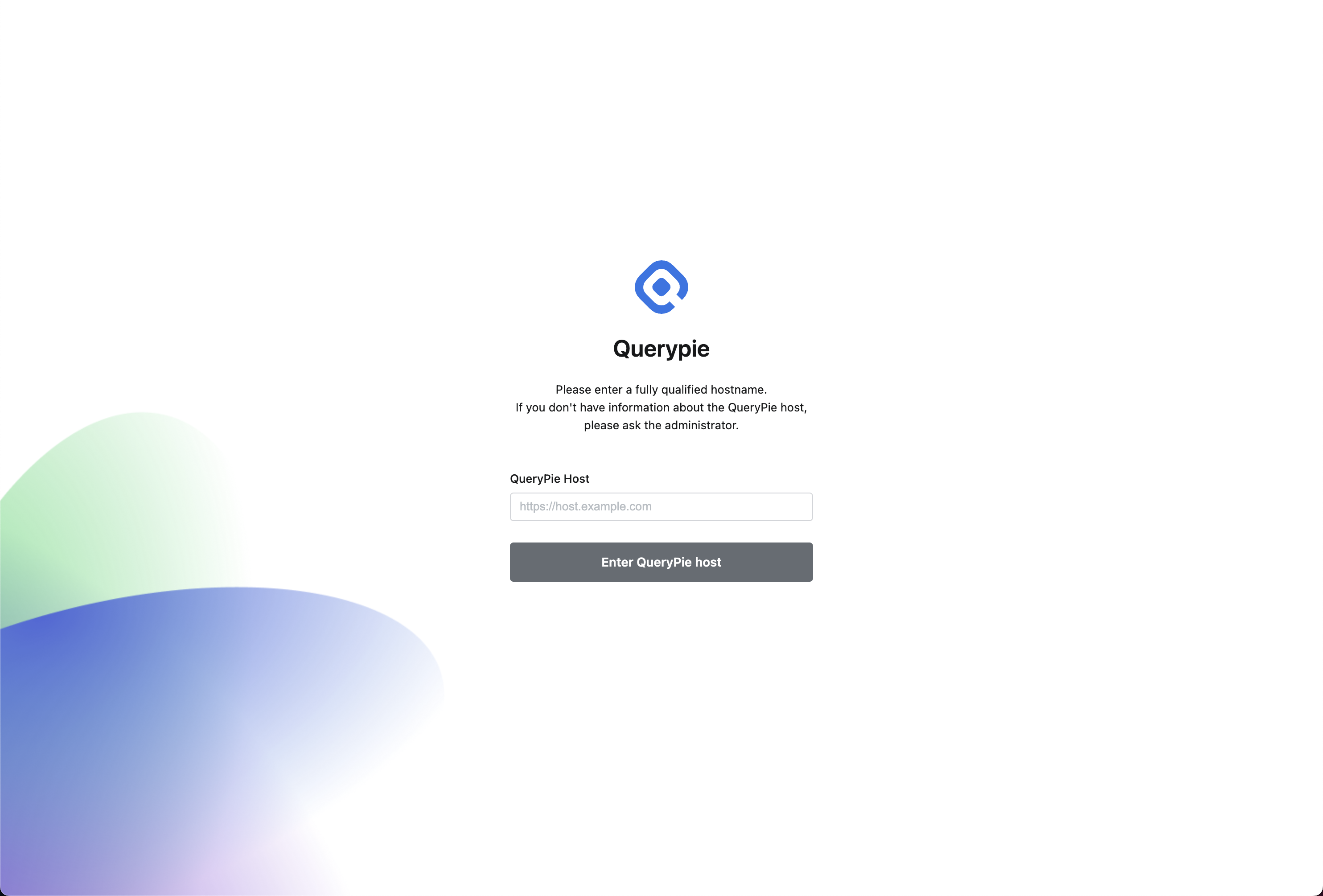 Host Configurationページ